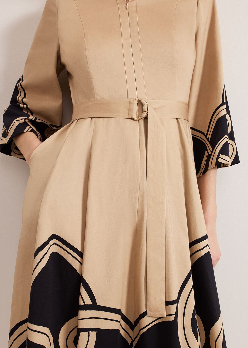 Petite Breena Dress - Neutral