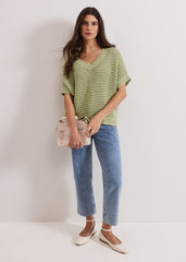Stacie Knit Tabard - Green