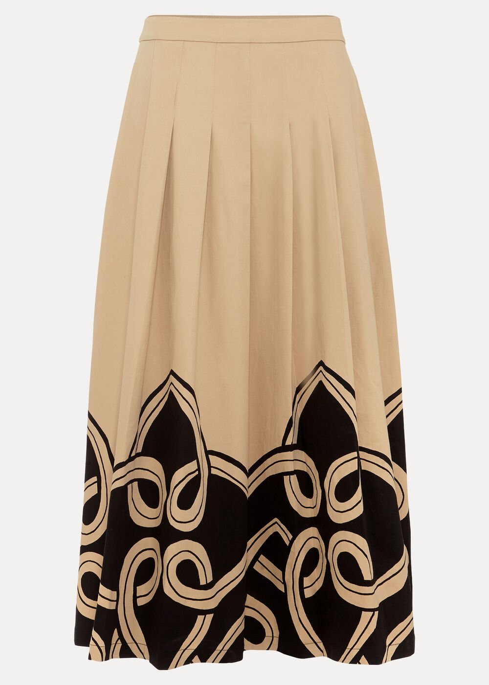 Sophia Print Skirt - Stone