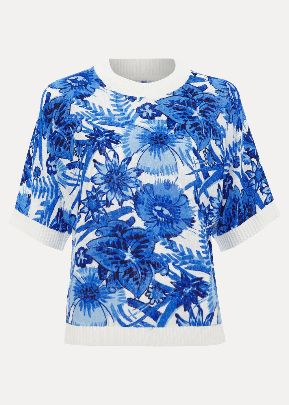 Lizzy Printed Jumper - Blue