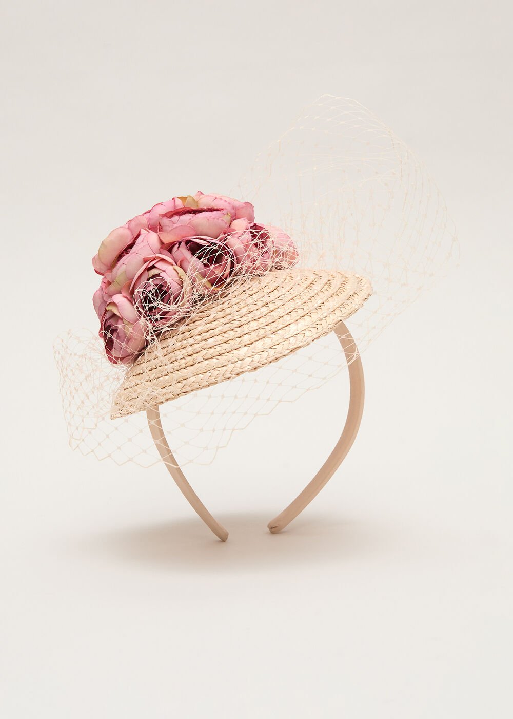 Straw Flower Pillbox - Neutral