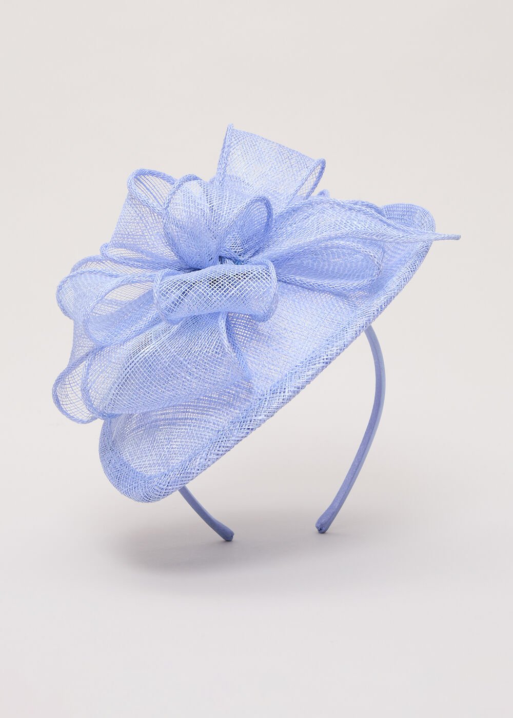 Bow Mini Disc Fascinator - Pale Blue
