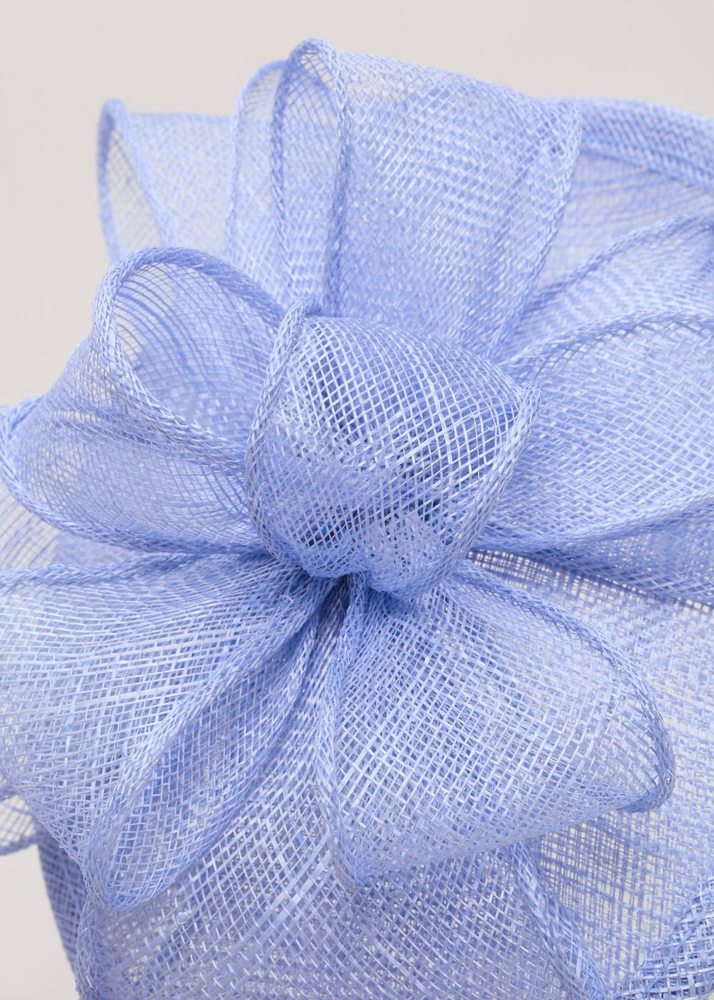 Bow Mini Disc Fascinator - Pale Blue