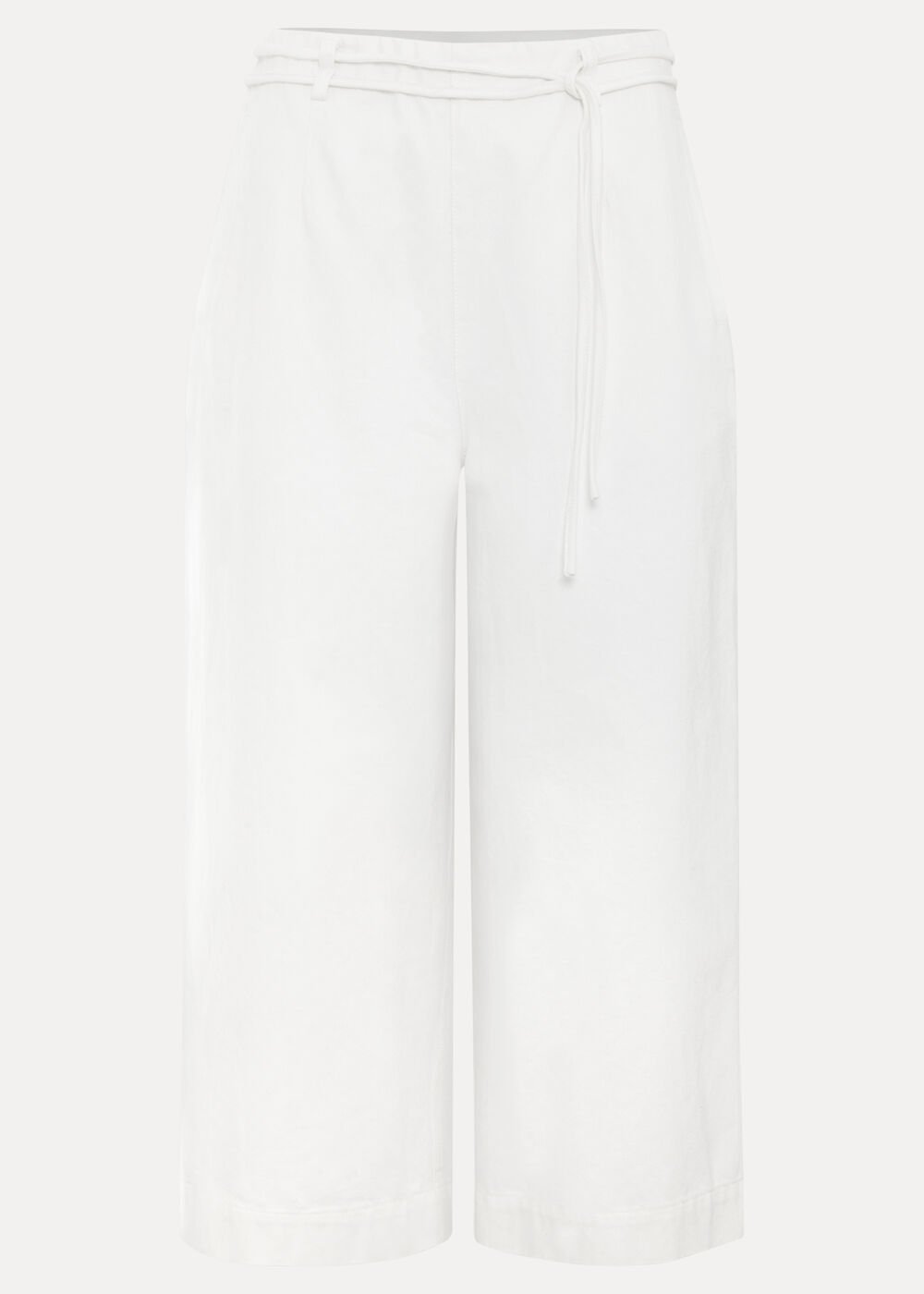 Aubrielle Denim Culottes - White