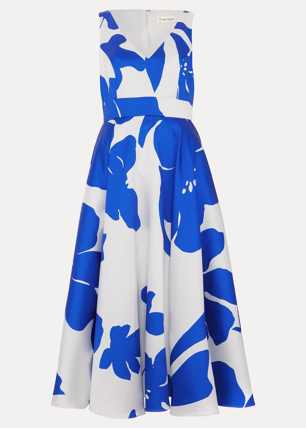 Delicia Print Dress - Cobalt