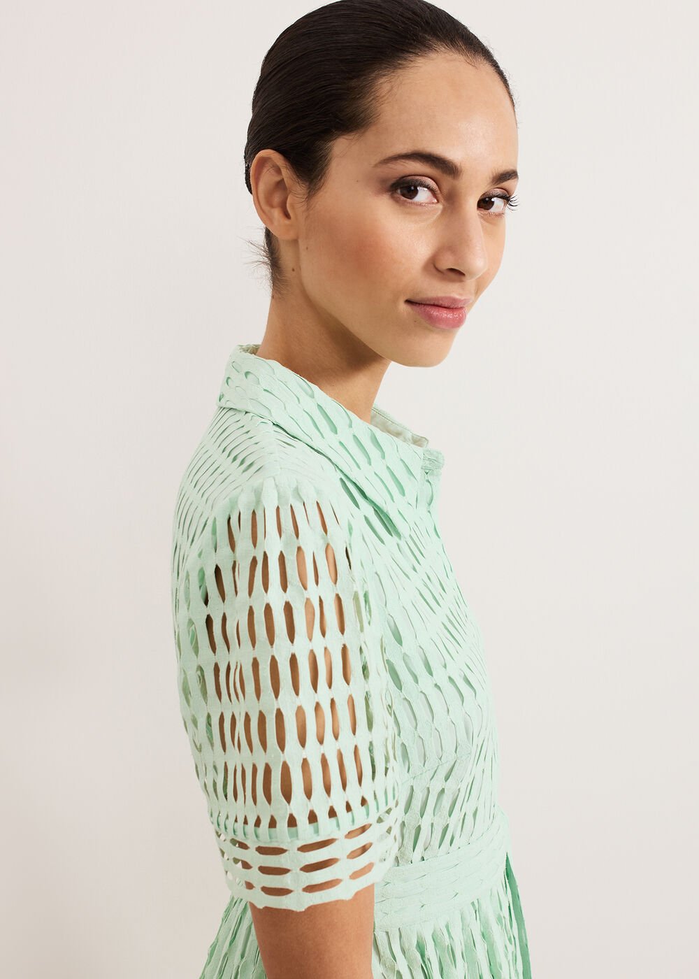 Sandy Lace Dress - Green