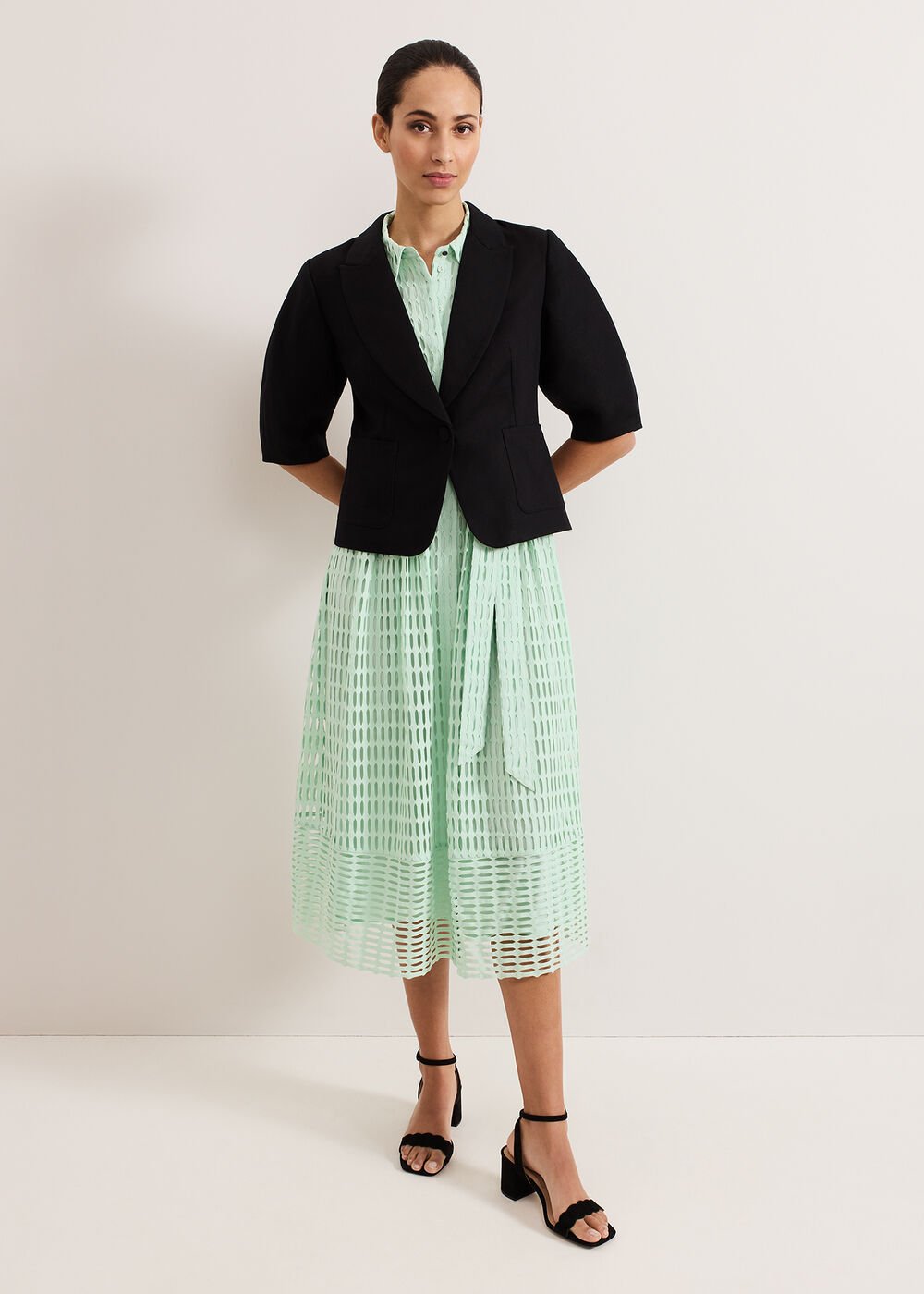 Sandy Lace Dress - Green