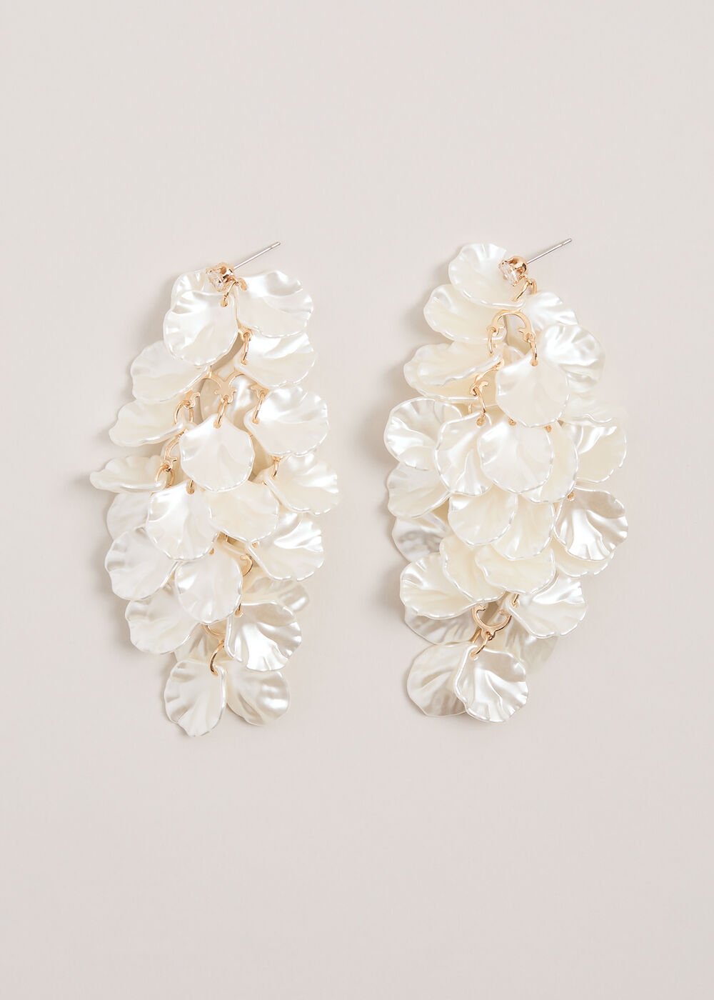Petal Earrings - Ivory