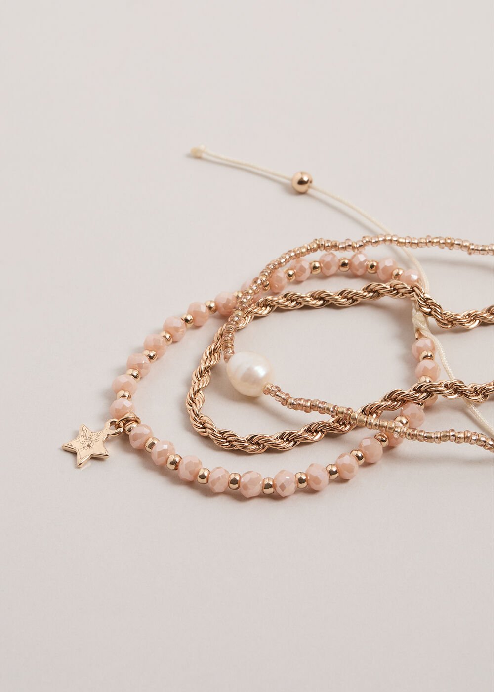 Bead Bracelet Pack - Gold