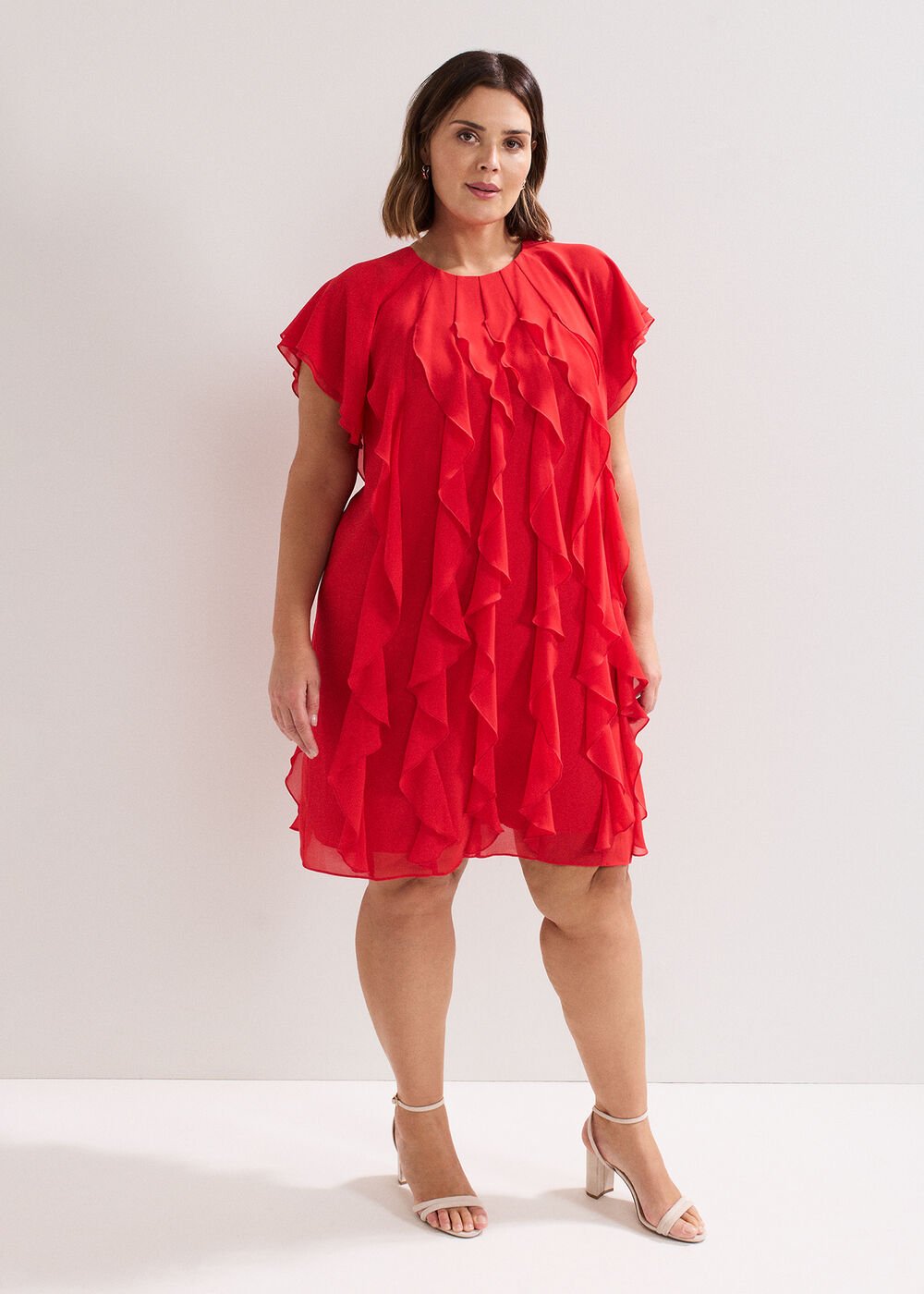 Claudette Dress - Red