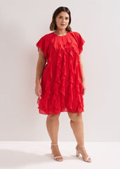 Claudette Dress - Red