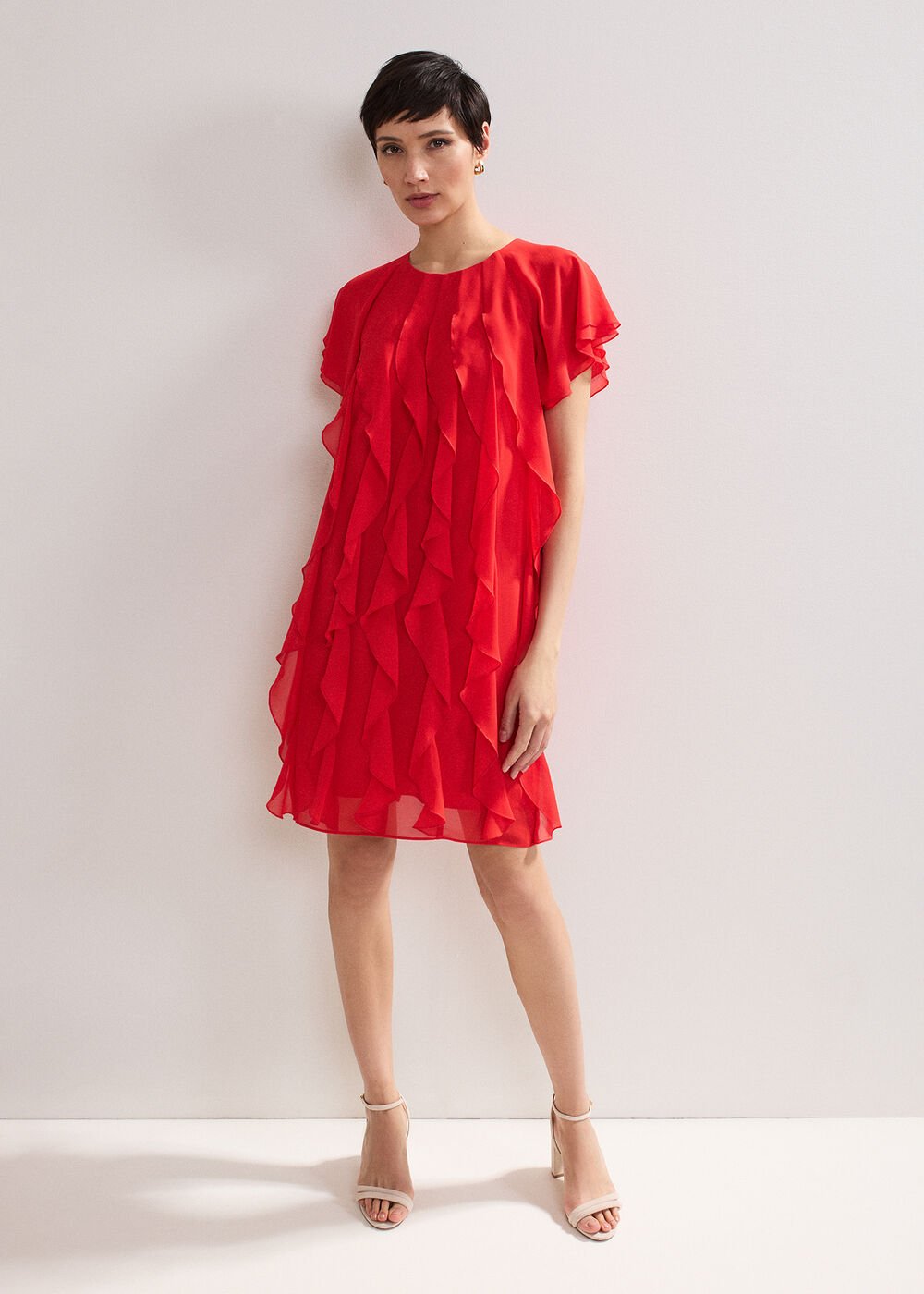 Claudette Dress - Red
