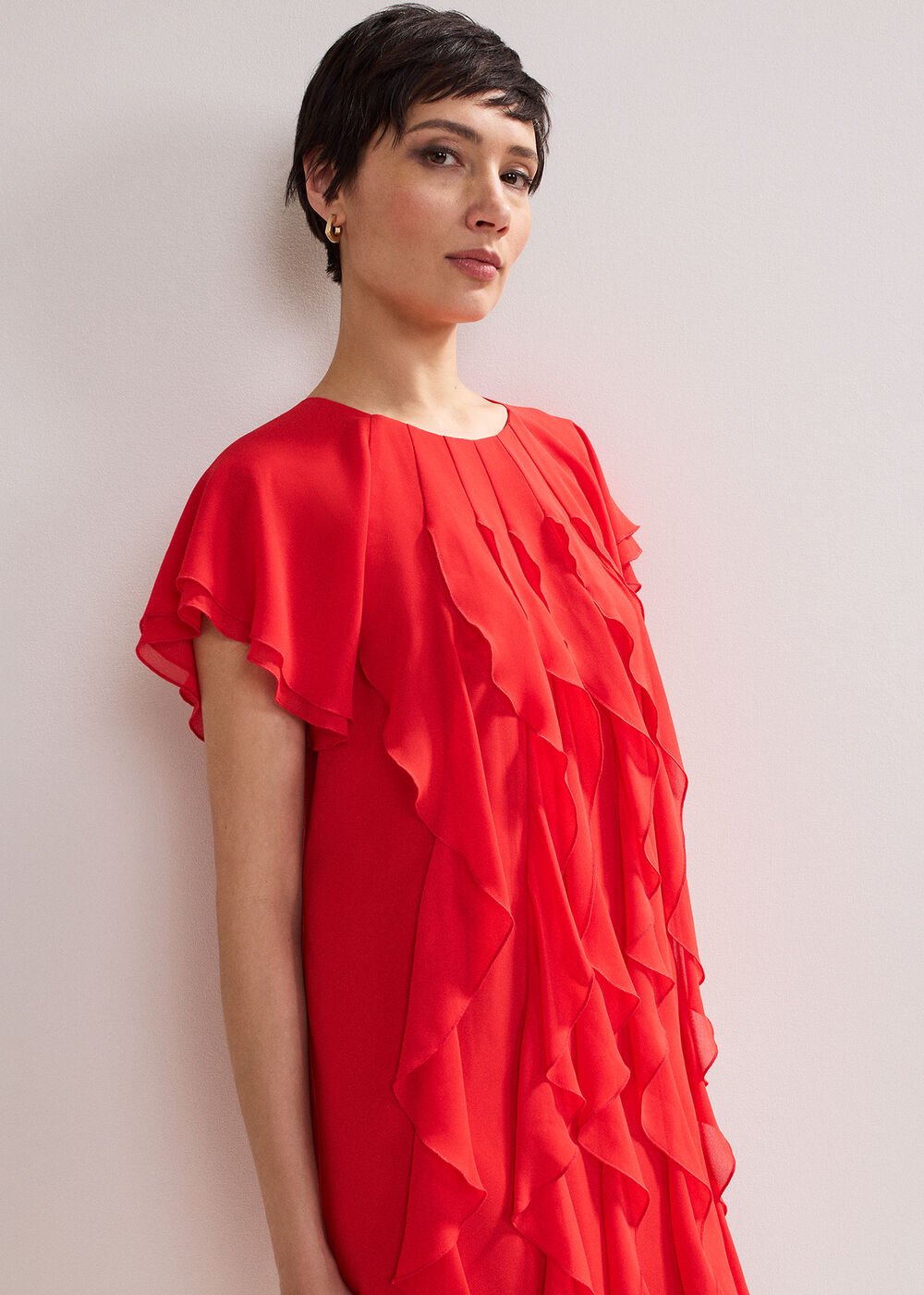 Claudette Dress - Red