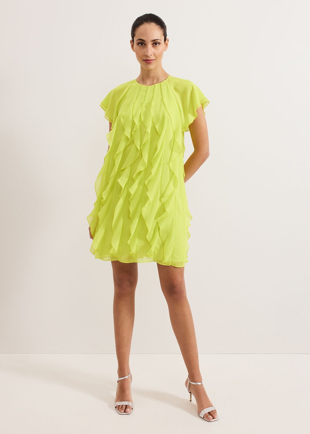 Claudette Dress - Lime