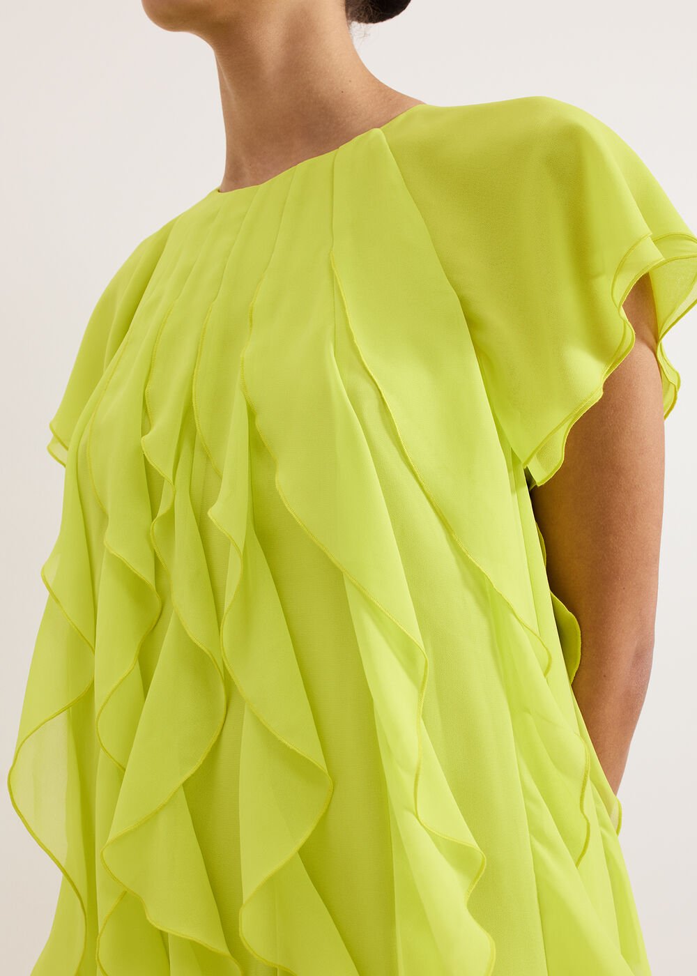 Claudette Dress - Lime