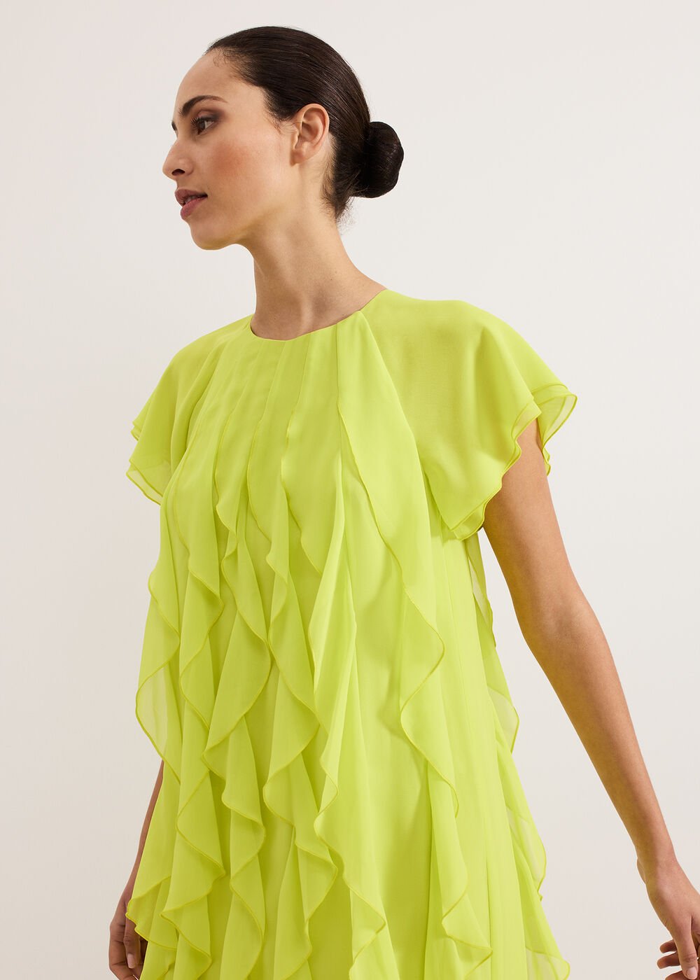 Claudette Dress - Lime