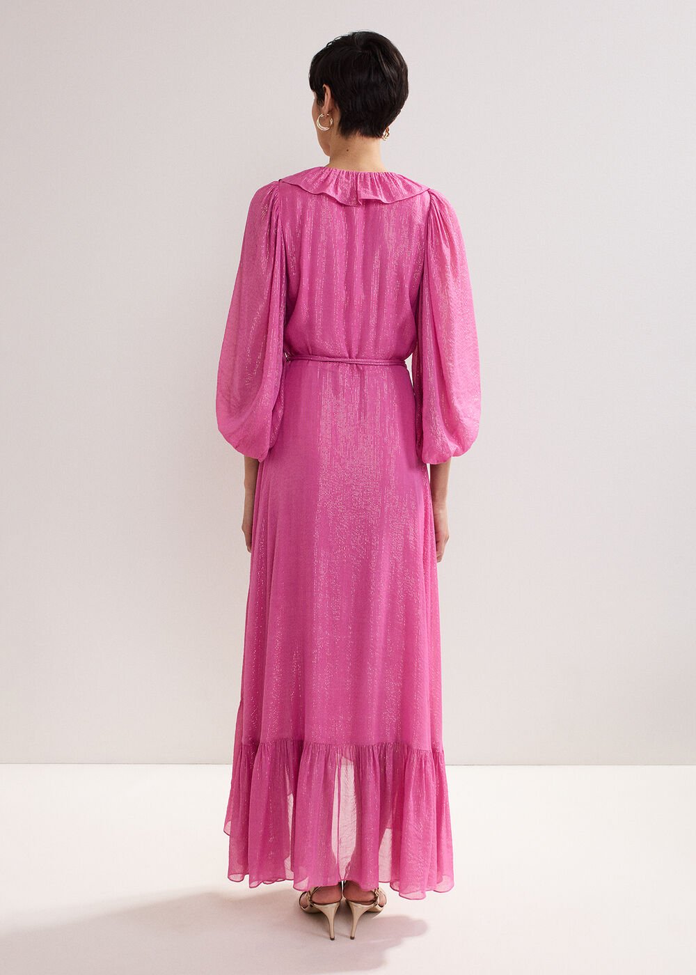 Araminta Wrap Dress - Pink