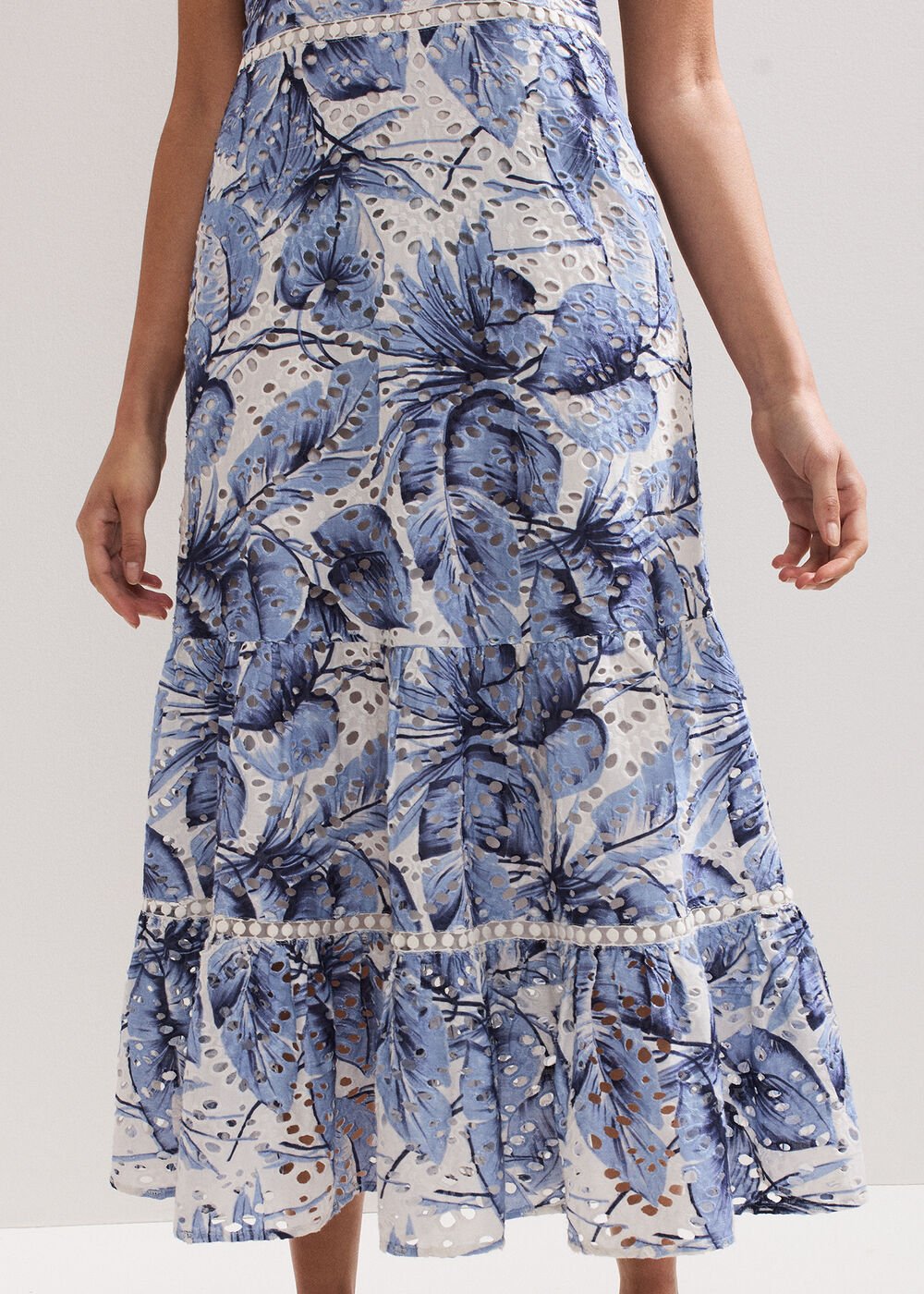 Genieve Midi Dress - Blue