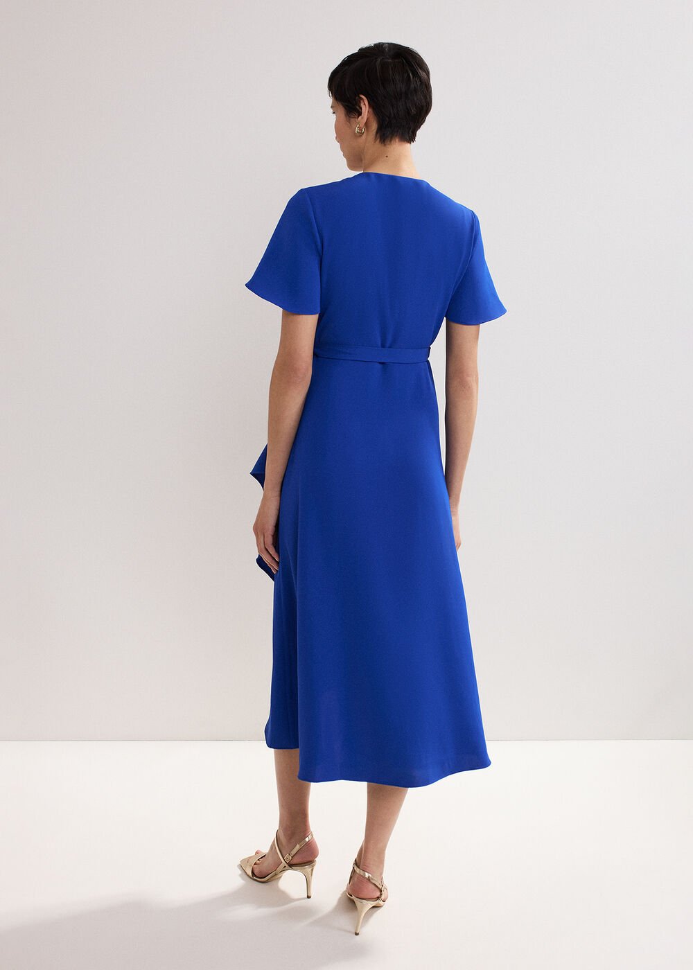 Julissa Wrap Dress - Blue