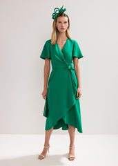 Julissa Wrap dress - Green