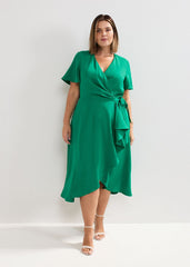 Julissa Wrap dress - Green