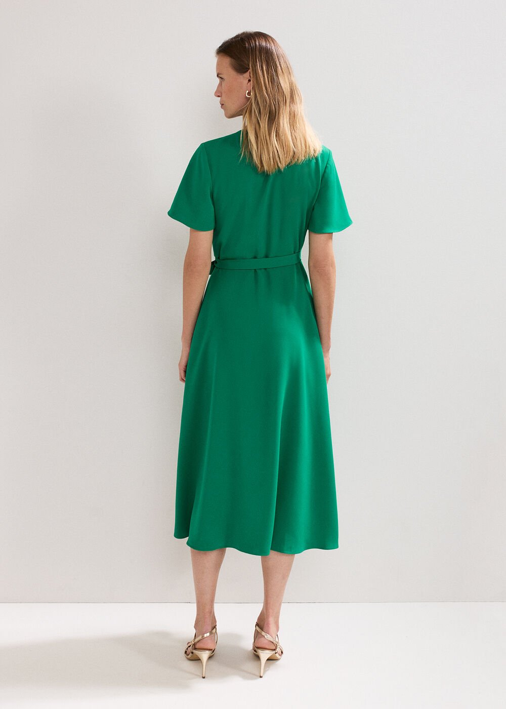 Julissa Wrap dress - Green