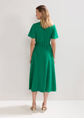 Julissa Wrap dress - Green
