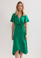 Julissa Wrap dress - Green