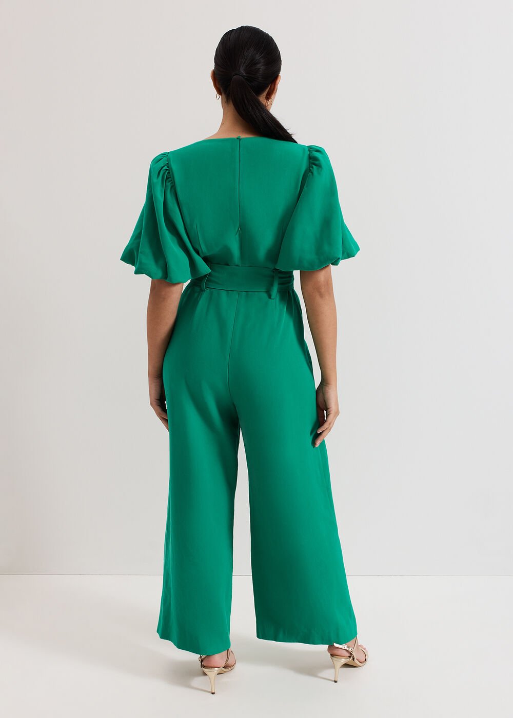 Petite Margot Jumpsuit - Green