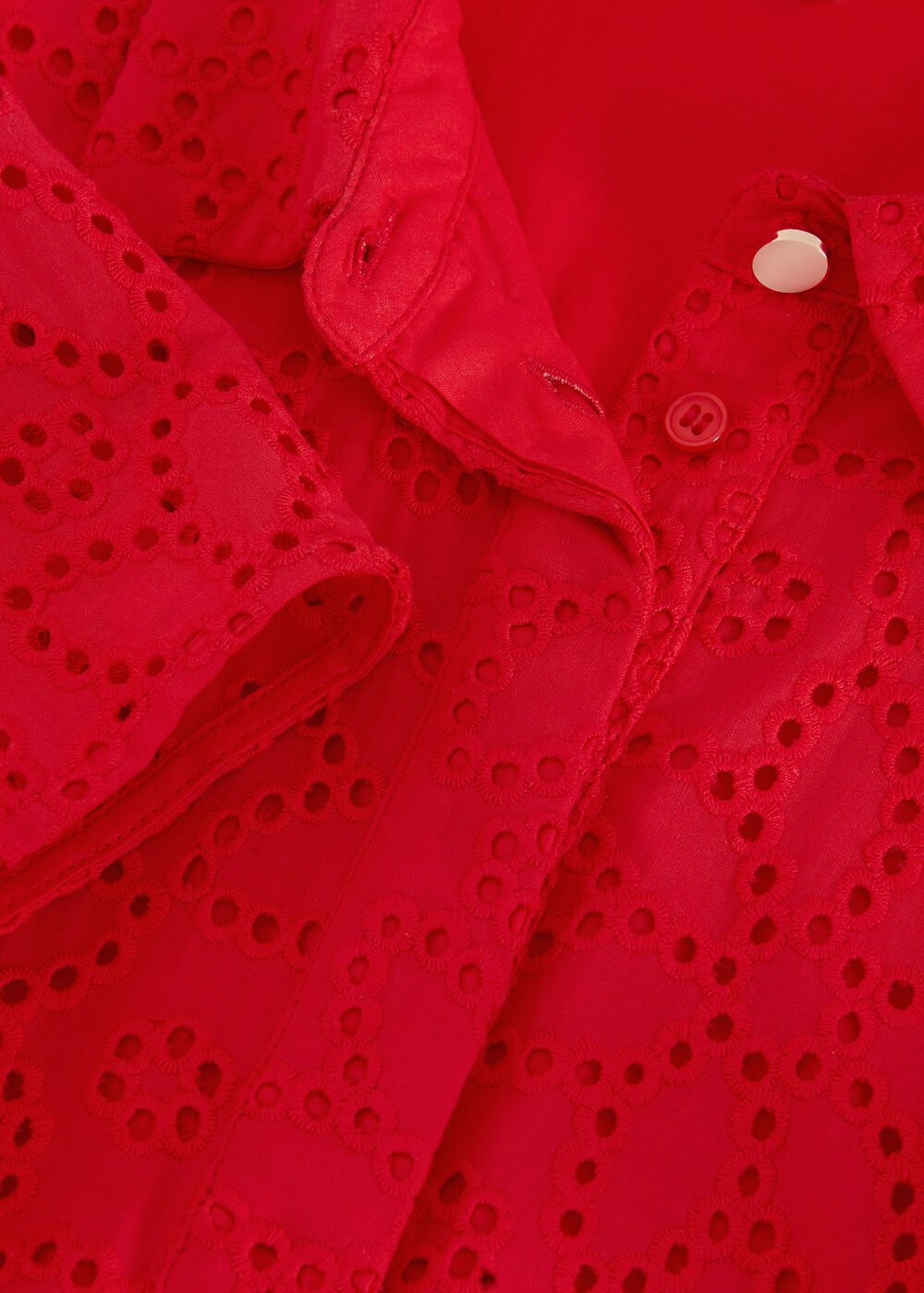 Nicky Shirt Dress - Red