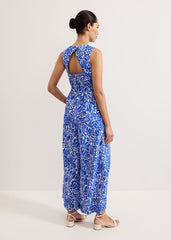 Petite Marta Jumpsuit - Blue