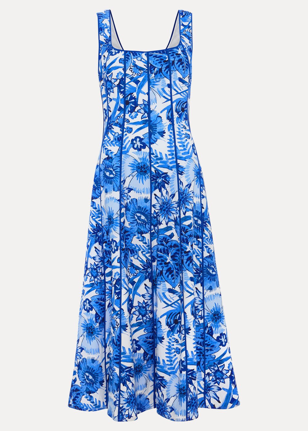 Goldie Printed Dress - Blue