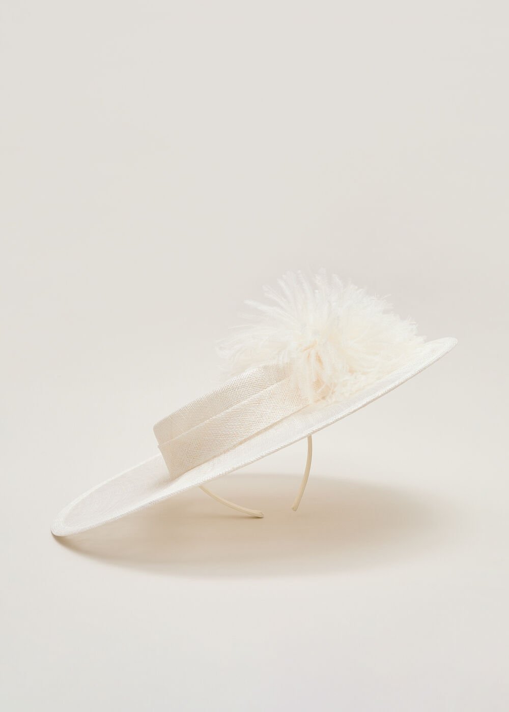 Pom Pom Boater - Ivory