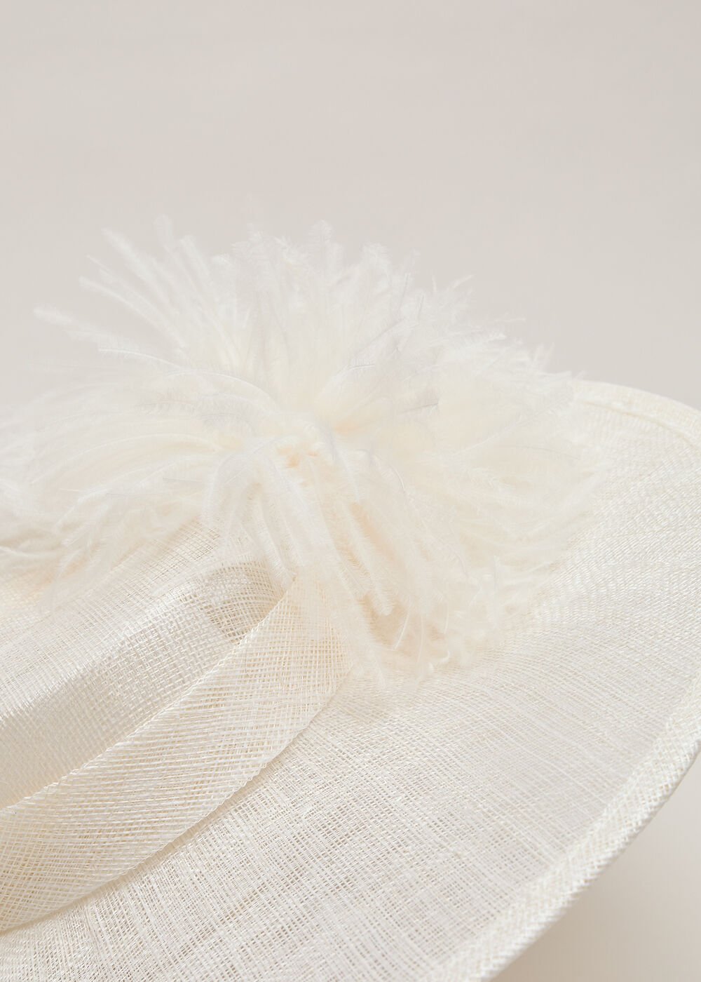Pom Pom Boater - Ivory