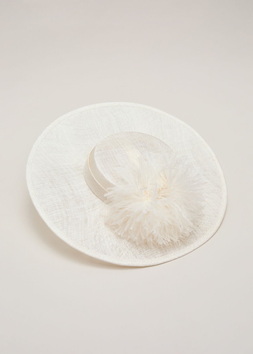 Pom Pom Boater - Ivory