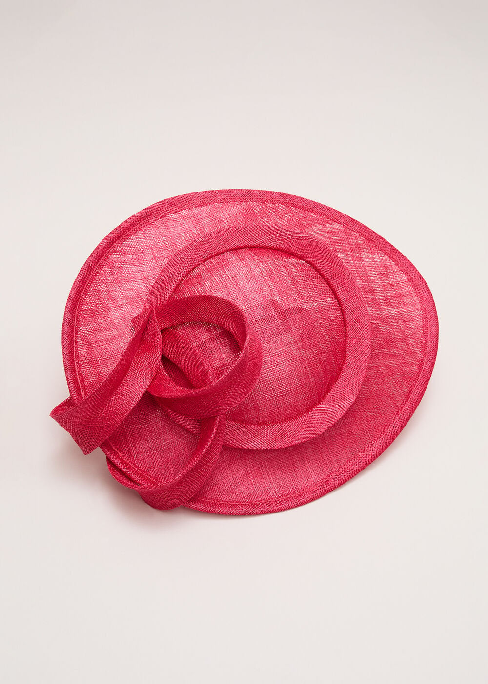 Oval Fascinator - Coral