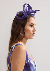 Bow Headband - Purple