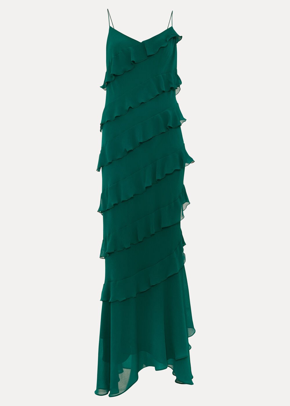 Keegan Ruffle Dress - Green