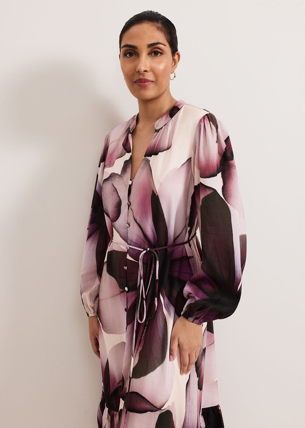 Petite Clarra Dress - Purple