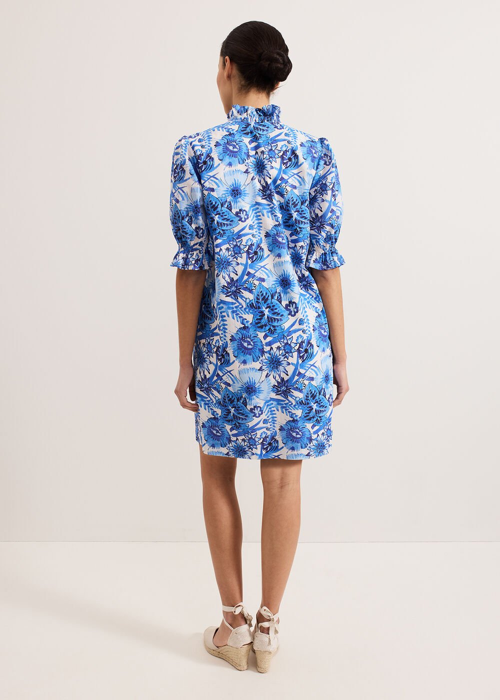 Azelia Cotton Dress - Blue