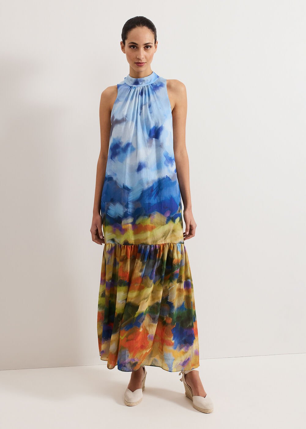 Painterly Maxi Dress - Multi