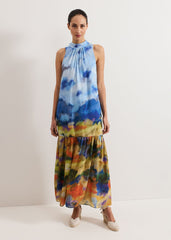 Painterly Maxi Dress - Multi