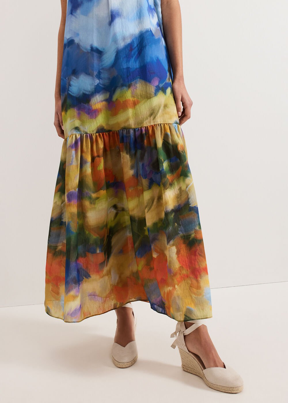 Painterly Maxi Dress - Multi