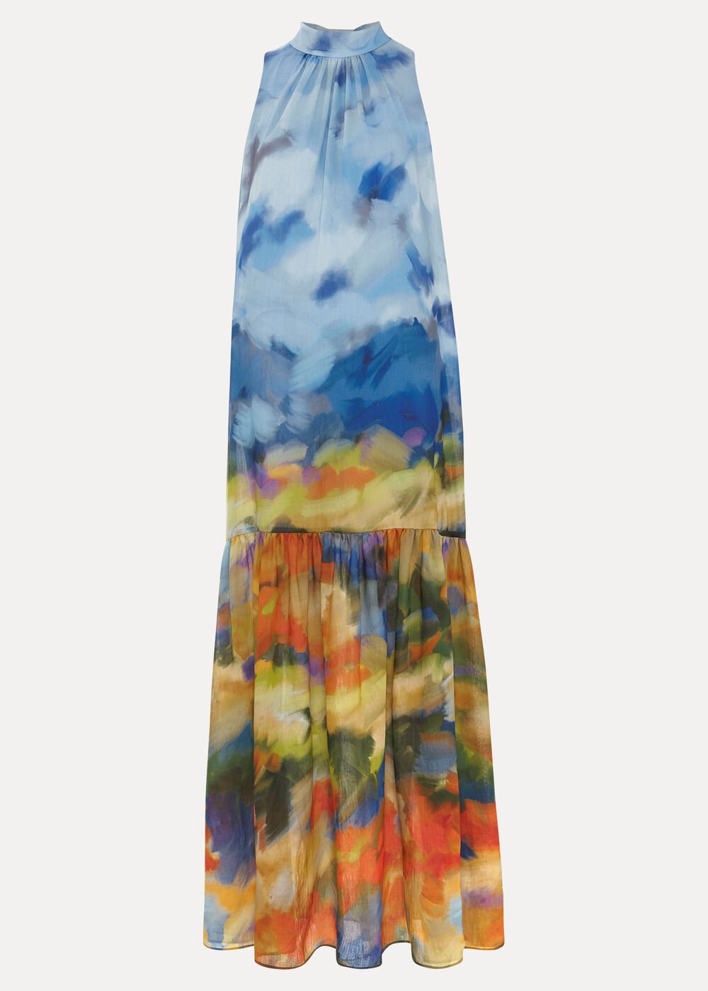 Painterly Maxi Dress - Multi
