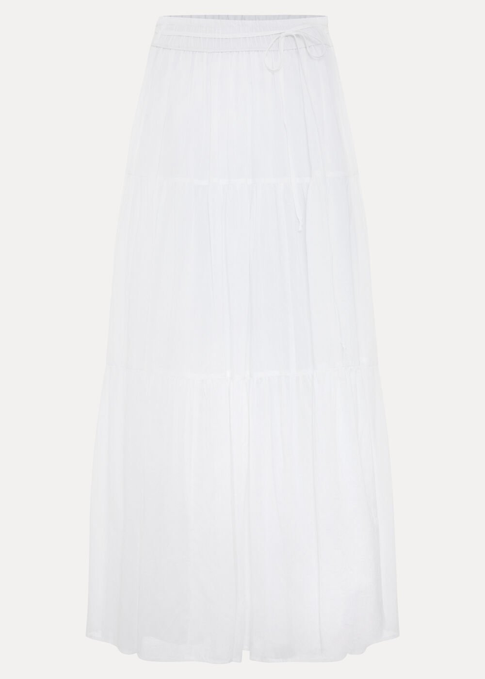 Alva Cotton Skirt - White