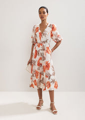 Violet Midi Dress - Multi
