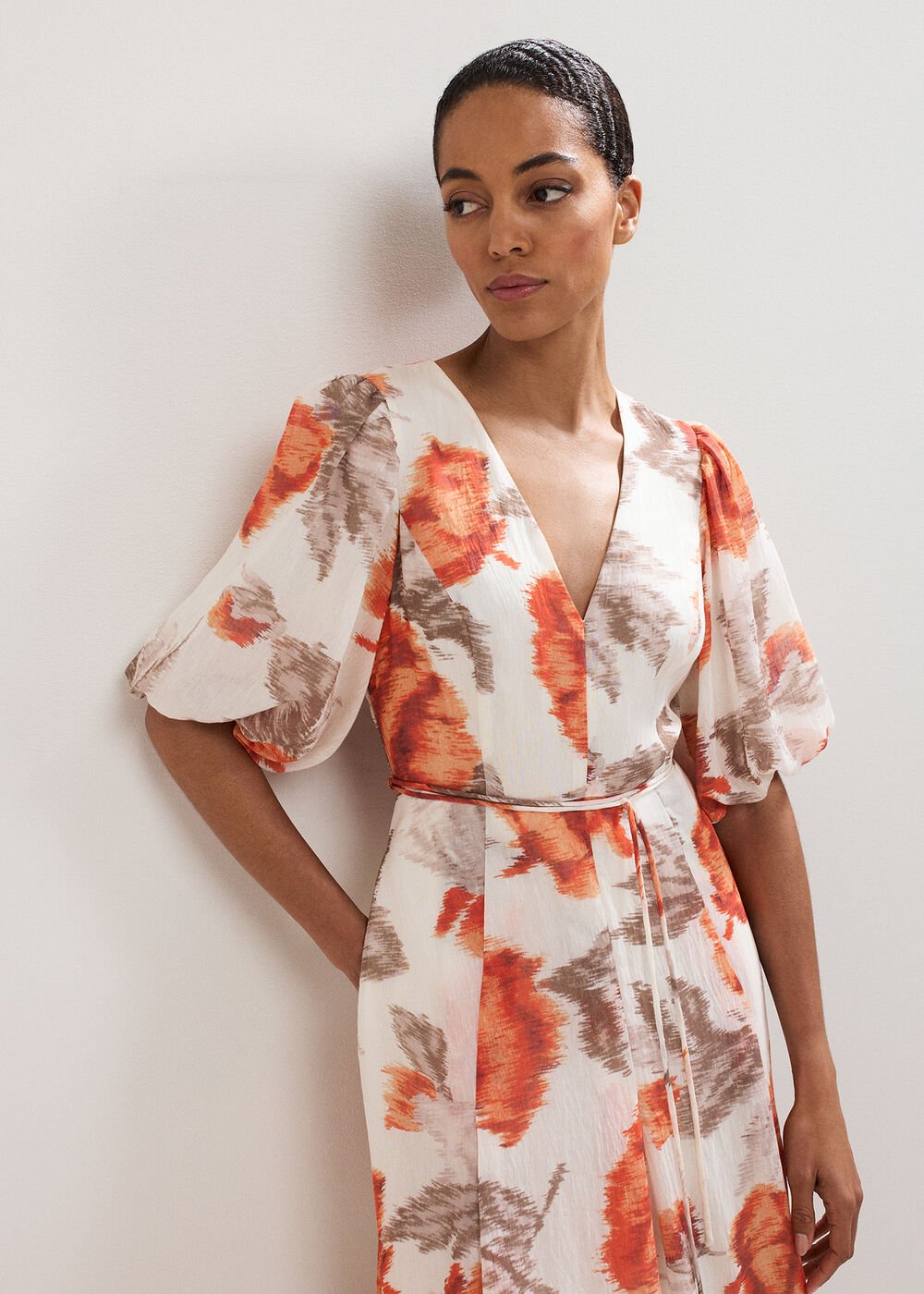 Violet Midi Dress - Multi