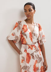 Violet Midi Dress - Multi