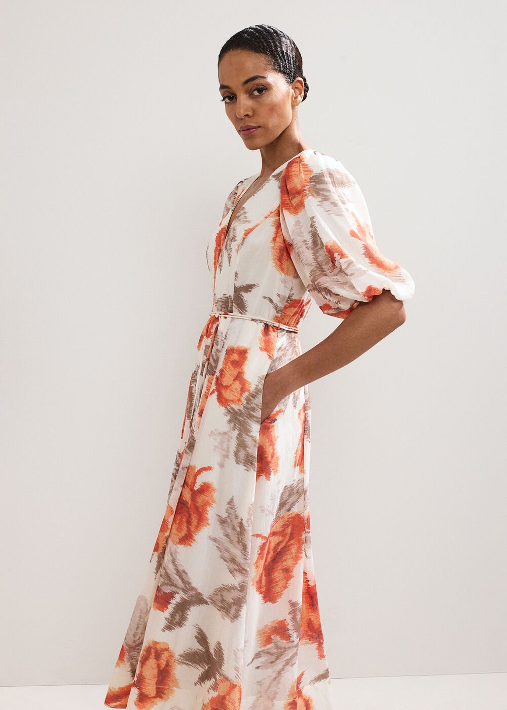 Violet Midi Dress - Multi