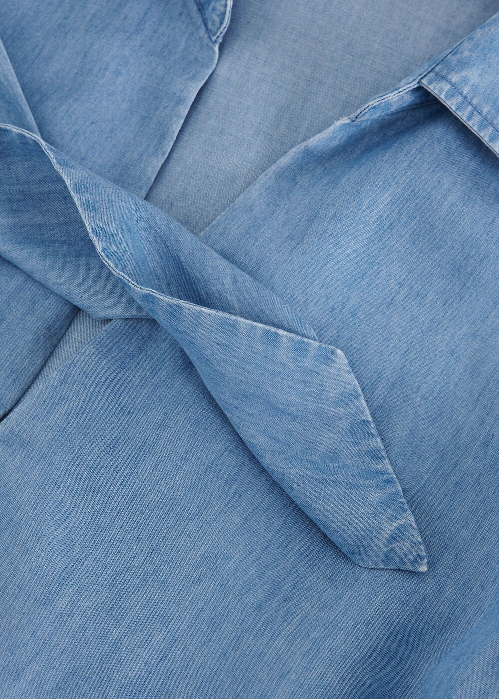 Becky Chambray Dress - Blue